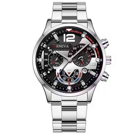 Наручные часы для мужчин без подарочной упаковки коробки серебряный Киев