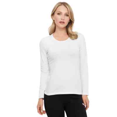 Лонгслив Kappa T-shirt Manica Lunga Girocollo K2601 Bianco білий M (8054954012703) Винница