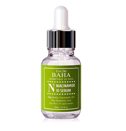 Регенерирующая сыворотка для жирной кожи с ниацинамидом 10% Serum with Zinc 1% Cos De Baha 30 мл Винница - изображение 1