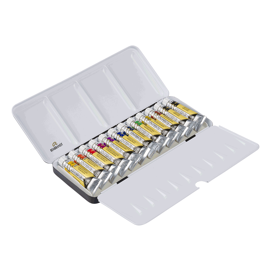 Набор акварельных красок Rembrandt DUSK 12х10мл металлический пенал Royal Talens Киев - изображение 4