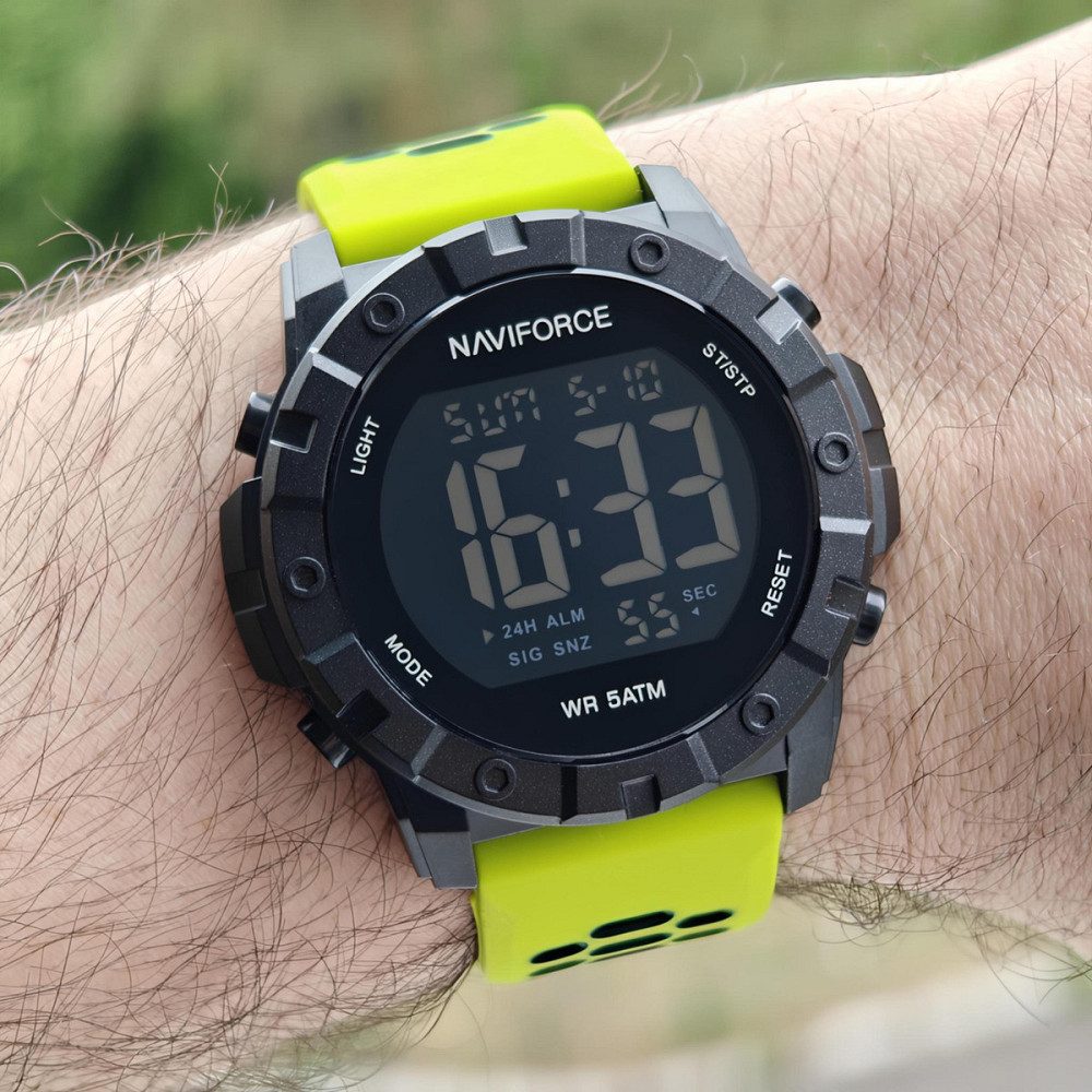 Годинник чоловічий водостійкий тактичний Naviforce Professional Brutal Green (2 ремінці) Вінниця - фото 18