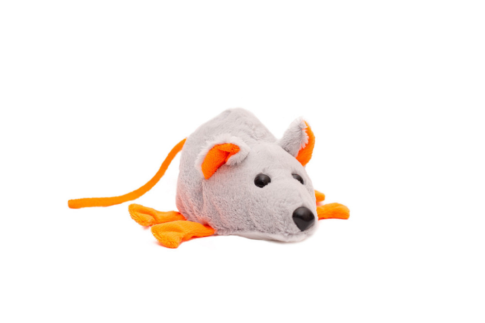 Мягкая игрушка Алина Мышка серая 22 см Киев - изображение 4