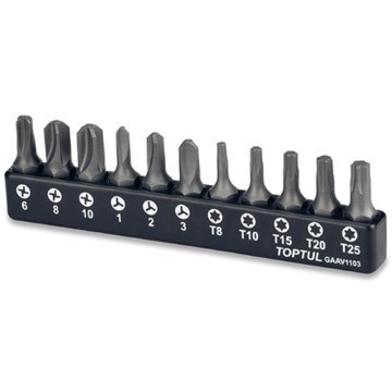 Набор бит для шуруповерта TOPTUL 1/4