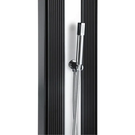Душ солнечный Aquaviva Hybride Dada Straight алюминиевый с мойкой для ног. антрацит DS-D463NX. 40 л. уценка Киев