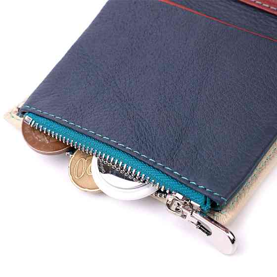 Оригінальне портмоне для жінок із натуральної шкіри Білий (ST Leather) Київ