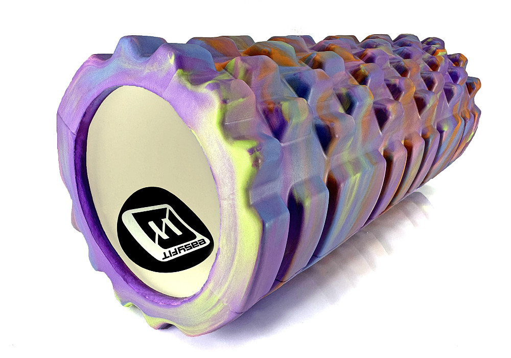 EasyFit Масажний ролик EasyFit Grid Roller 33 см v.1.1 Multi Фіолетовий Коломыя - изображение 2