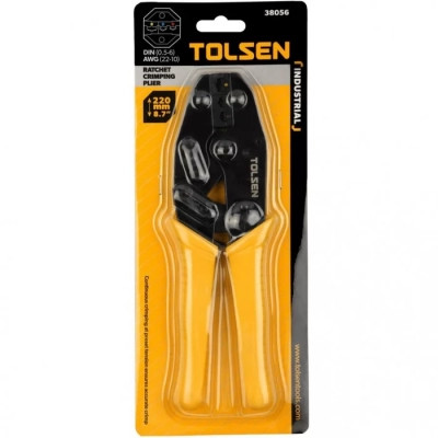 Затиск для клем Tolsen 220 мм 0.5-6 кв.мм (22-10 AWG) (38056) Вінниця - фото 4