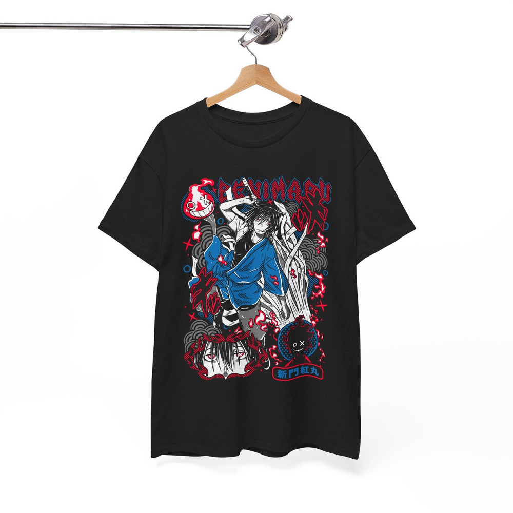 Футболка аниме Фире Форке Бенимару Схинмон оверсайз (S/M/L) Черний AnimeJ0171 Днепр - изображение 7