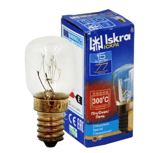 Лампа для печі 15Вт E14 300градусів Іскра Харків