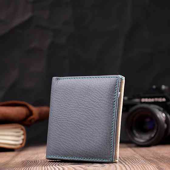 Кошелек женский с оригинальной монетницей из натуральной кожи ST Leather 19507 Разноцветный Киев