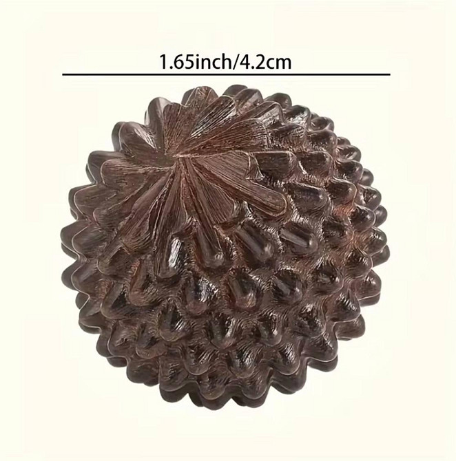 Массажные мячи дуриан 2 шт, антистресс для рук, массажер ладоней, рефлексология Киев - изображение 4