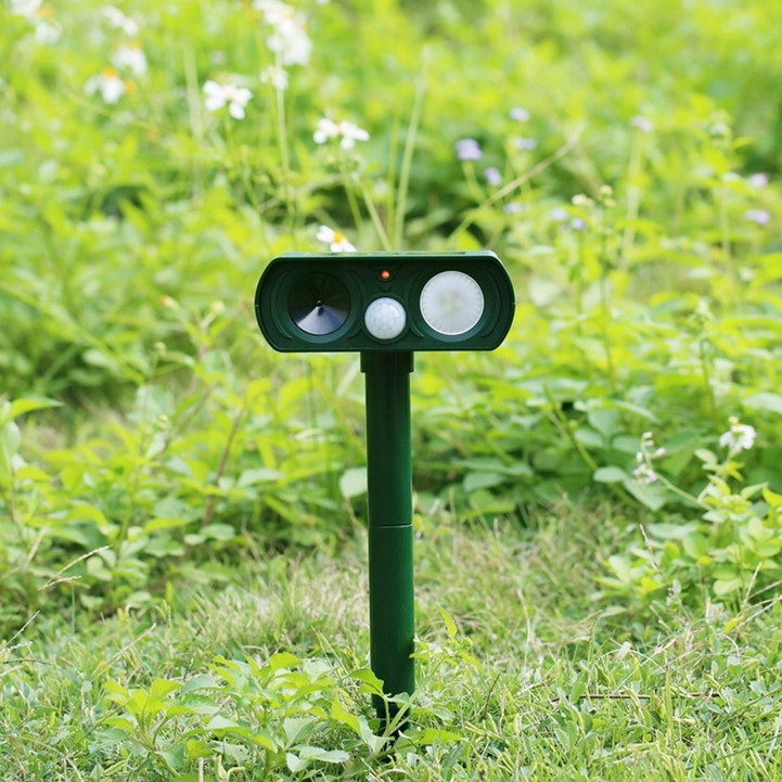 Ультразвуковий відлякувач котів, собак і гризунів на сонячній батареї на сонячній батареї Garden Pro Київ - фото 6