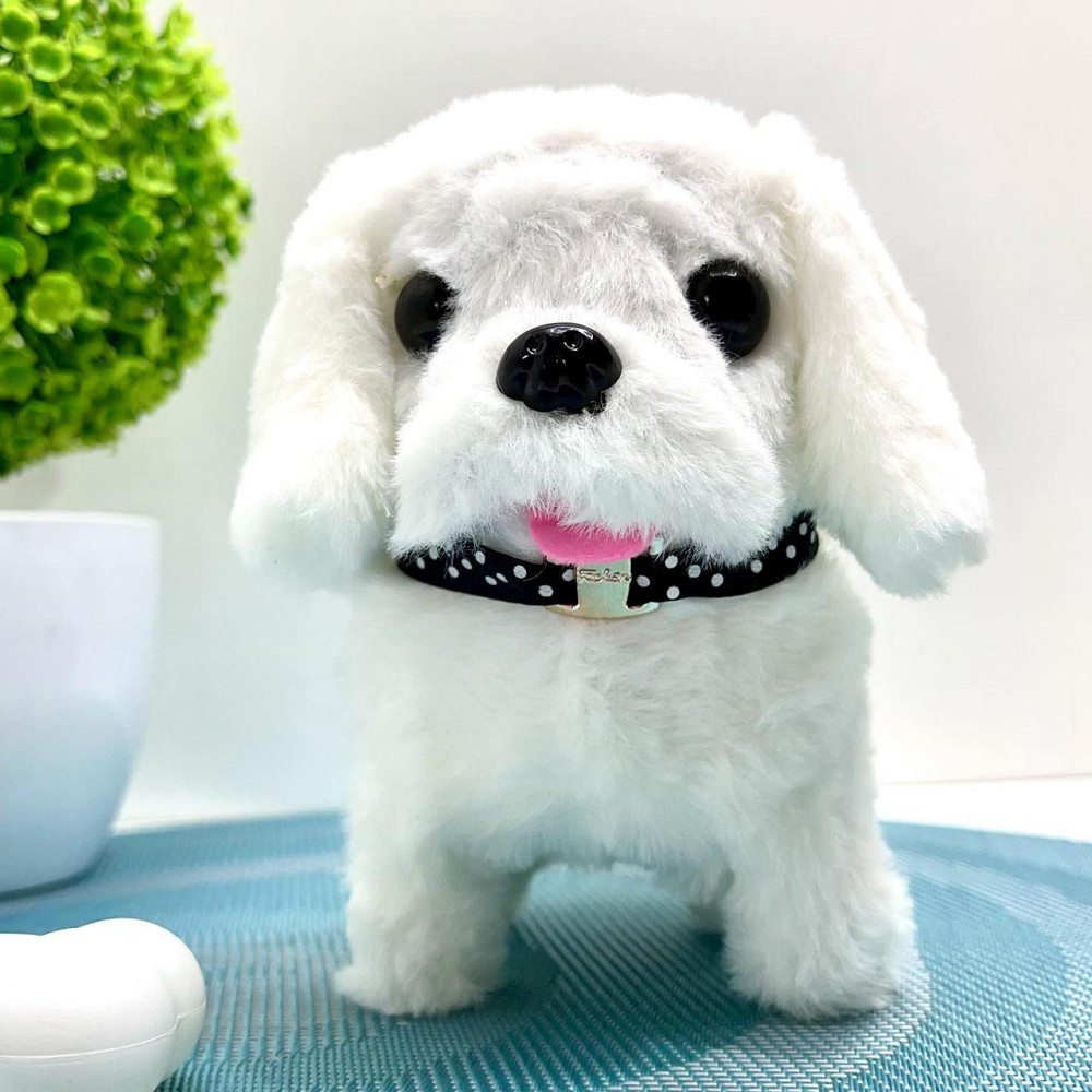 Собачка інтерактивна ходить видає звуки ворушить хвостиком у рюкзаку Біла (777-23B) Чернигов - изображение 10