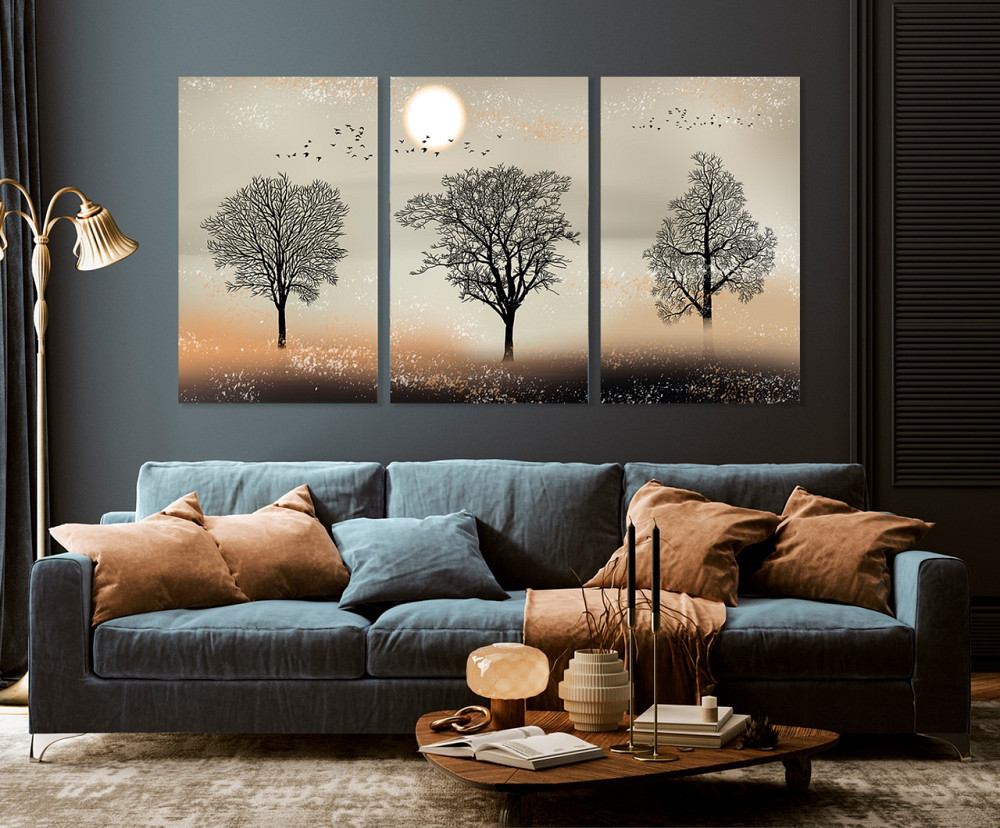 Модульная картина в гостиную / спальню  Три дерева    ART-184_3A Киев - изображение 3