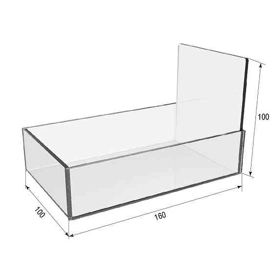 Коробка акриловая EKOSTAR 160х100х100 Киев