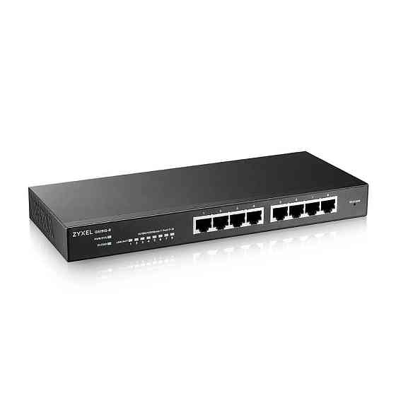Комутатор ZYXEL GS1915-8 (GS1915-8-EU0101F) (8хGE, безшумний, Smart, NebulaFlex) Так Харків
