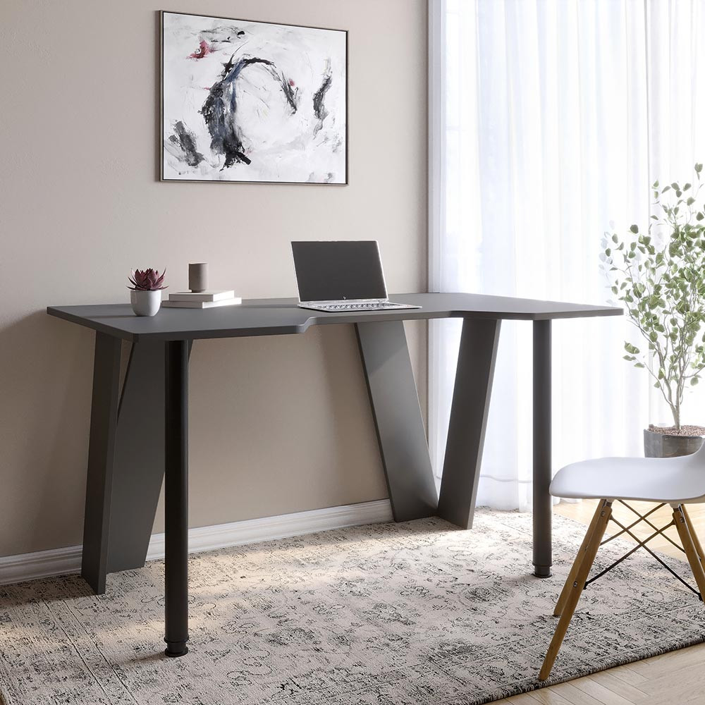 Комп'ютерний стіл LION Квест Антрацит (LION-041161) ТОП Львів - фото 1