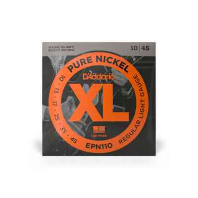 Струны для гитары D'Addario XL Pure Nickel Regular Light (10-45) (EPN110) Винница