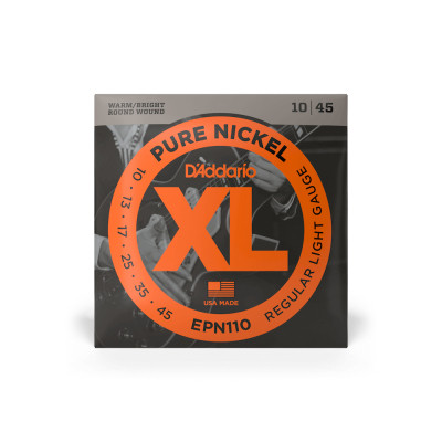 Струны для гитары D'Addario XL Pure Nickel Regular Light (10-45) (EPN110) Винница - изображение 1
