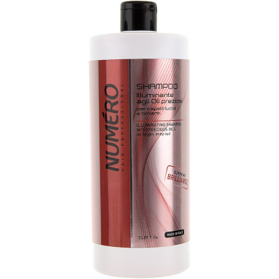 Шампунь Brelil Numero для придания блеска волосам с ценными маслами 1 л (8011935071760) Винница - изображение 1