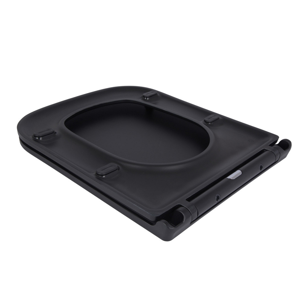 Сидіння для унітаза Qtap Tern 420х340х35 мм, Matt Black, з мікроліфтом, Slim Duroplast, Quick Release QT99HY2322MB Київ - фото 10