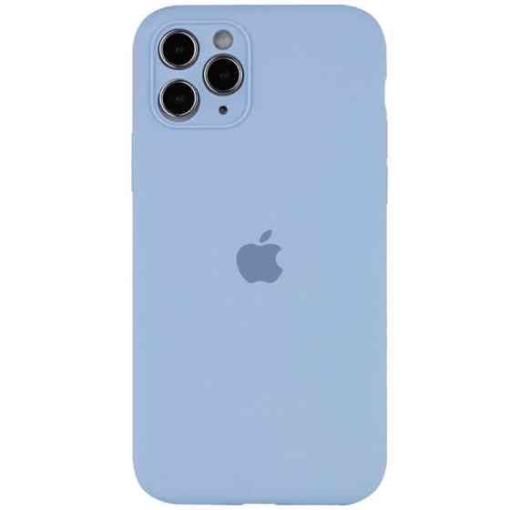 Чохол Silicone для iPhone 12 Pro, захист камери, синій Київ