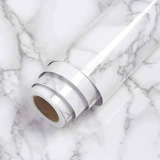 Самоклеящаяся пленка 3м/60см белый мрамор Харьков - изображение 2