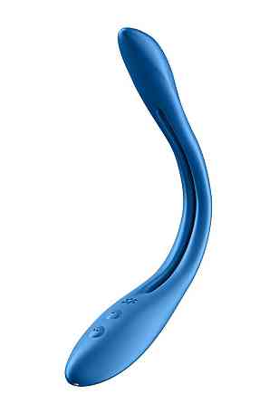 Універсальний гнучкий вібратор для пар Satisfyer Elastic Game Dark Blue Sex Aura Київ
