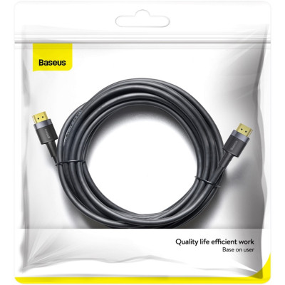 Кабель мультимедійний HDMI M to HDMI M 1.0m V2.0 Baseus (CADKLF-E01) Вінниця - фото 2