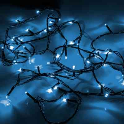 Гирлянда YES! Fun Нить 70 LED Холодно-белая 4.9 м 8 режимов Мерцание (974836) Винница