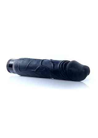 Вибратор - Real Skin Multispeed Black, 22 см Sex Aura Киев