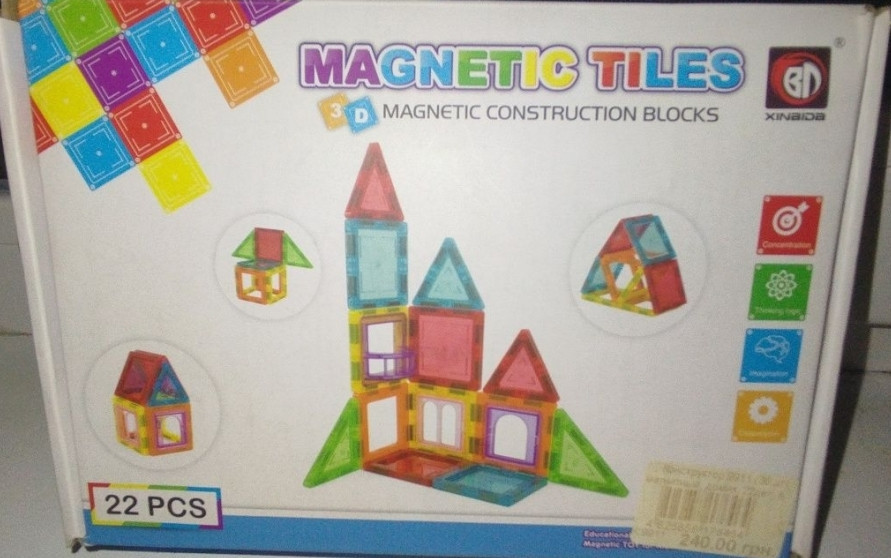 Магнітний конструктор (Magnetic tiles) Київ - фото 3