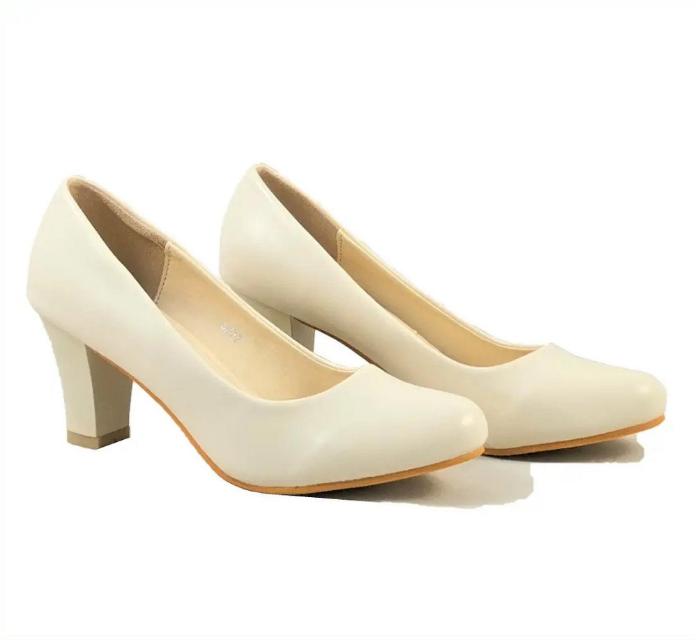 Жіночі Бежеві Туфлі на Толстовці Лакові Модельні (розміри: 37) — 072 Дніпро - фото 1