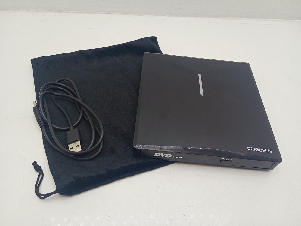 Зовнішній CD/DVD привід ORIGBELIE з 2*USB, 2*Type C та слотами для карт TF/SD (товар вживаний) Луцк - изображение 1