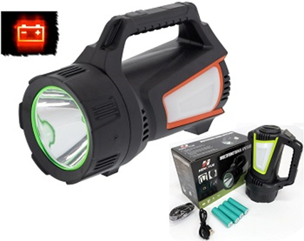 Кемпінговий ліхтар X-Balog T100-JS881B 10W XHP + SMD (білий-червоний-синій) Type-C 4х18650 (4+4 режими) Вінниця - фото 10