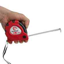 Рулетка 8м x 25мм магнит, обрезиненная, стопор полотна 3 положен. 