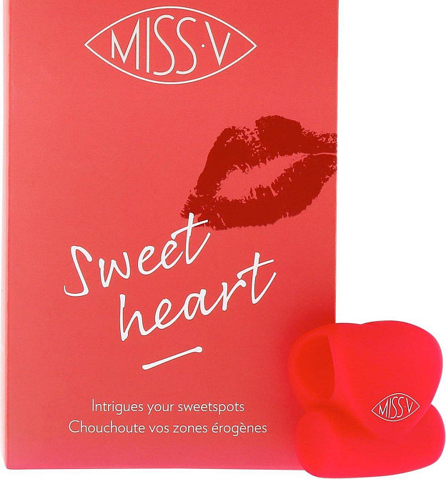 Miss V Sweetheart Finger Vibrator - водонепроникний стимулятор клітора - червоний Дніпро - фото 2