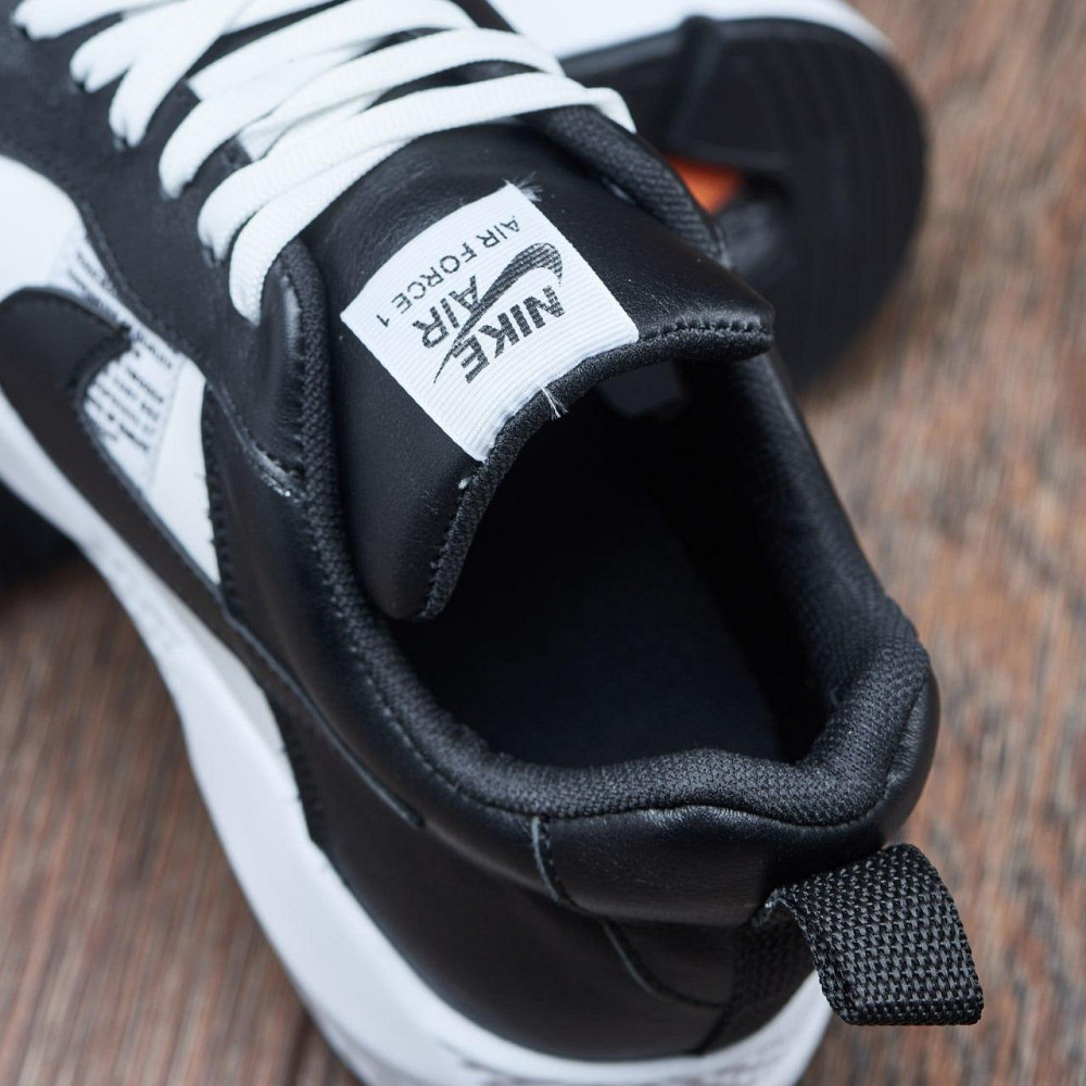 Чоловічі шкіряні кросівки 015-ч/б Харьков - изображение 8