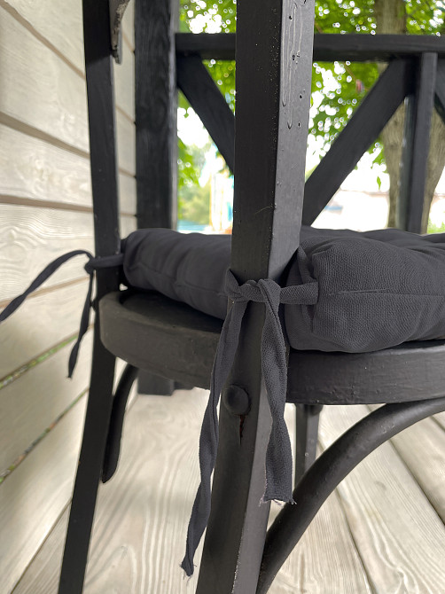 Подушка для стільців (40x40х5 см) Decorator Sparta колір темно-сірий 84-070 Київ - фото 8