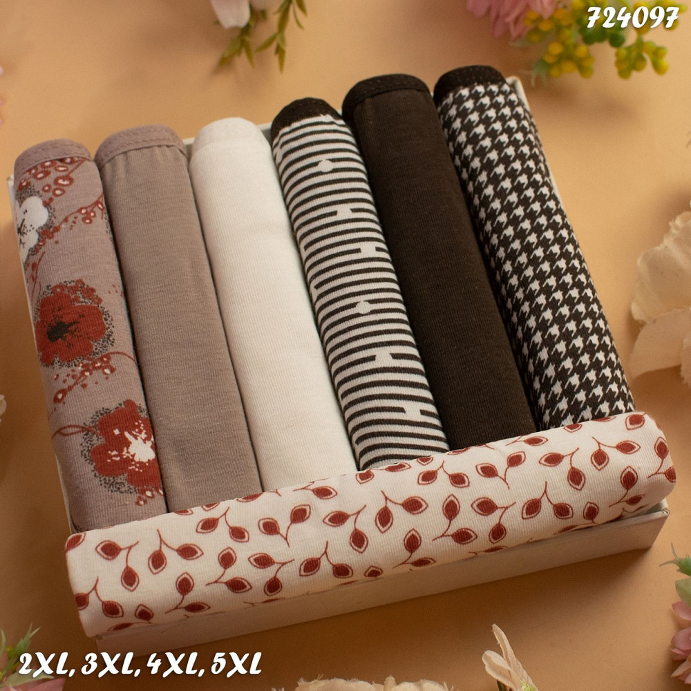 Труси жіночі Nicoletta Туреччина тижні батал 2XL, 3XL, 4XL | 7 шт. Київ - фото 1