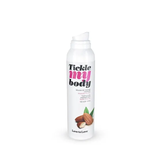 Масажна піна Love To Love Tickle my body Sweet almonds (150 мл), зволожувальна Львів