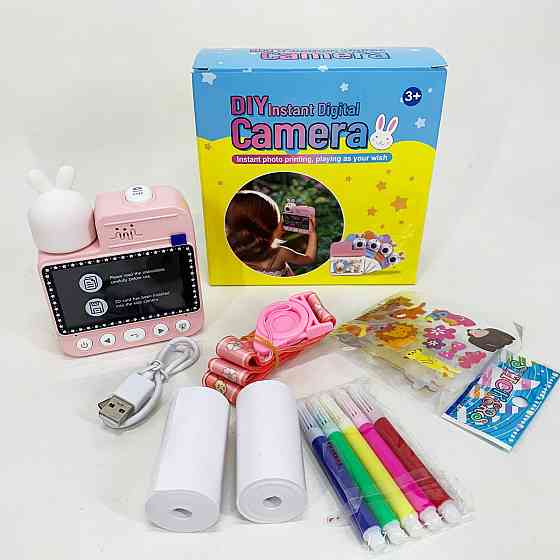 Дитячий миттєвий фотоапарат, Дитяча фотокамера моментального друку, Фотоапарат для творчості дітей JH-31 Івано-Франківськ
