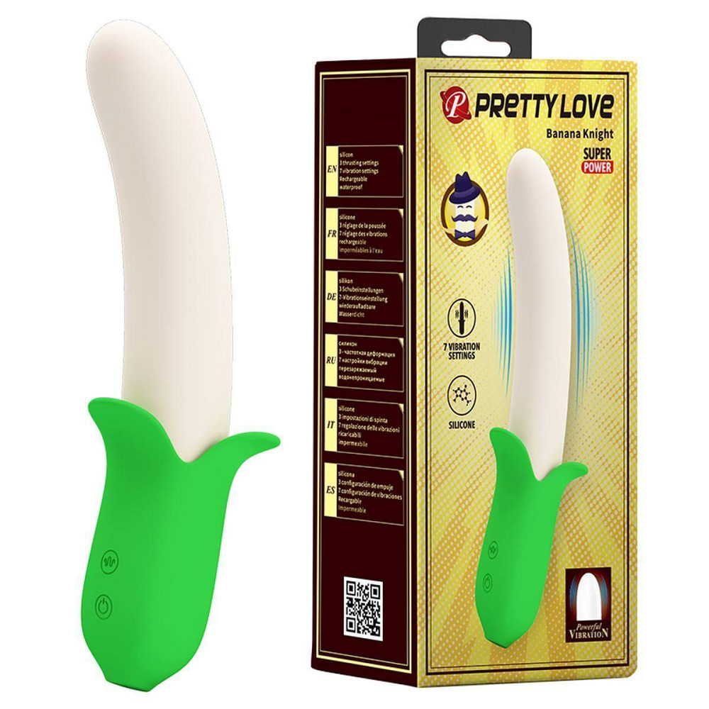 Вибратор PRETTY LOVE - Banana Knight, 7 vibration functions Sex Aura Киев - изображение 1