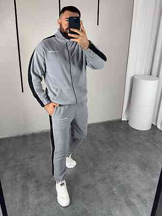 Мужской костюм на змейке L-XL, серый Одесса