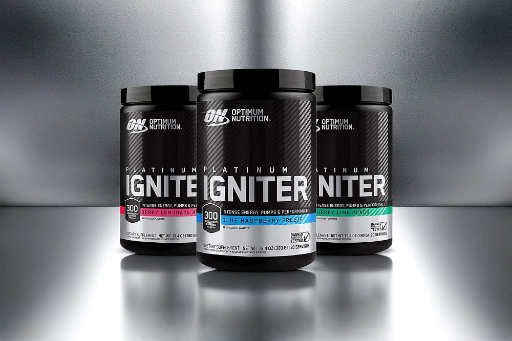 Передтренувальний комплекс Optimum Nutrition Platinum Igniter 380 g (Berry Lemonade Blast ) Луцьк - фото 3
