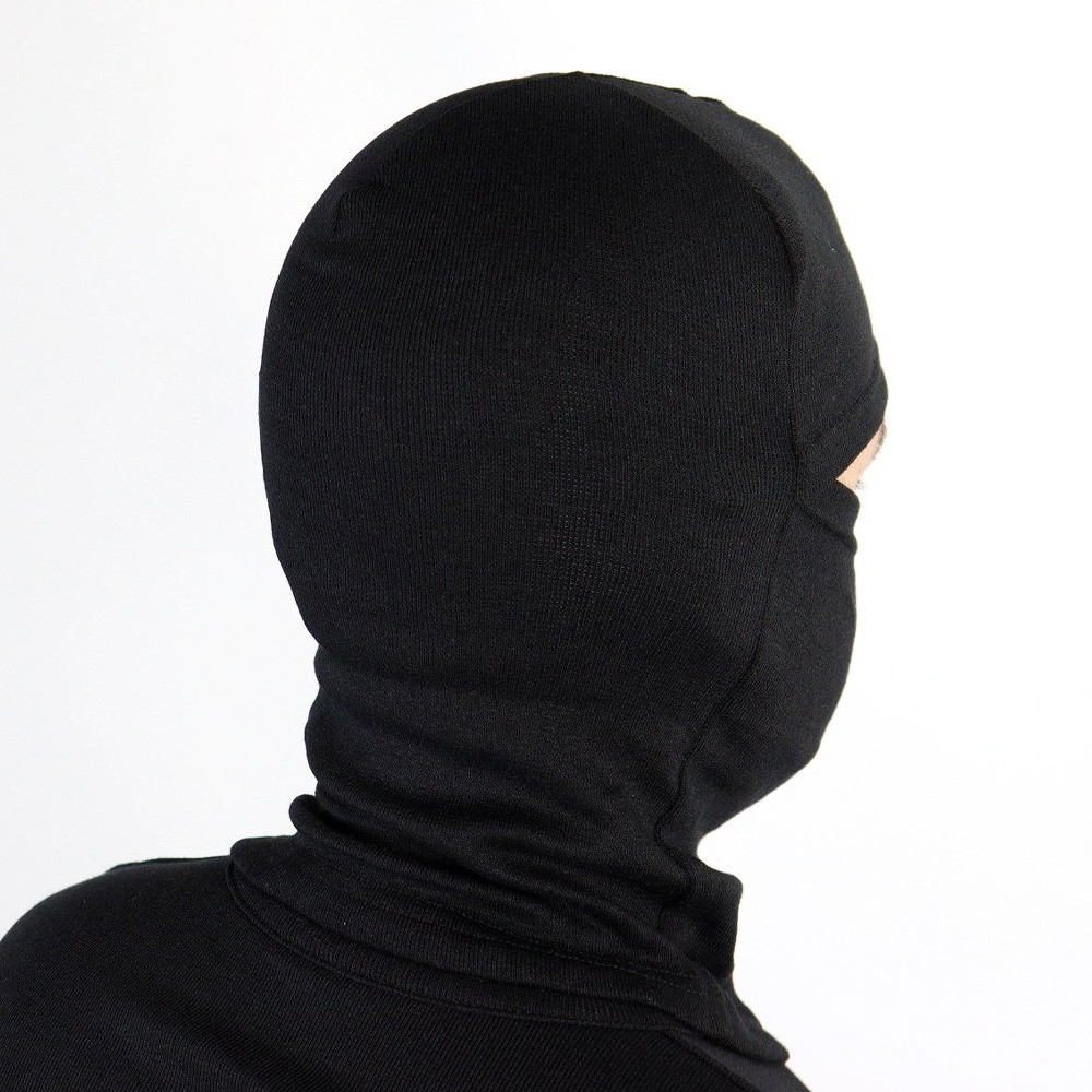 Зимова балаклава-баф на флісі, Чорна / Тактична балаклава утеплена / Балаклава флісова Київ - фото 4