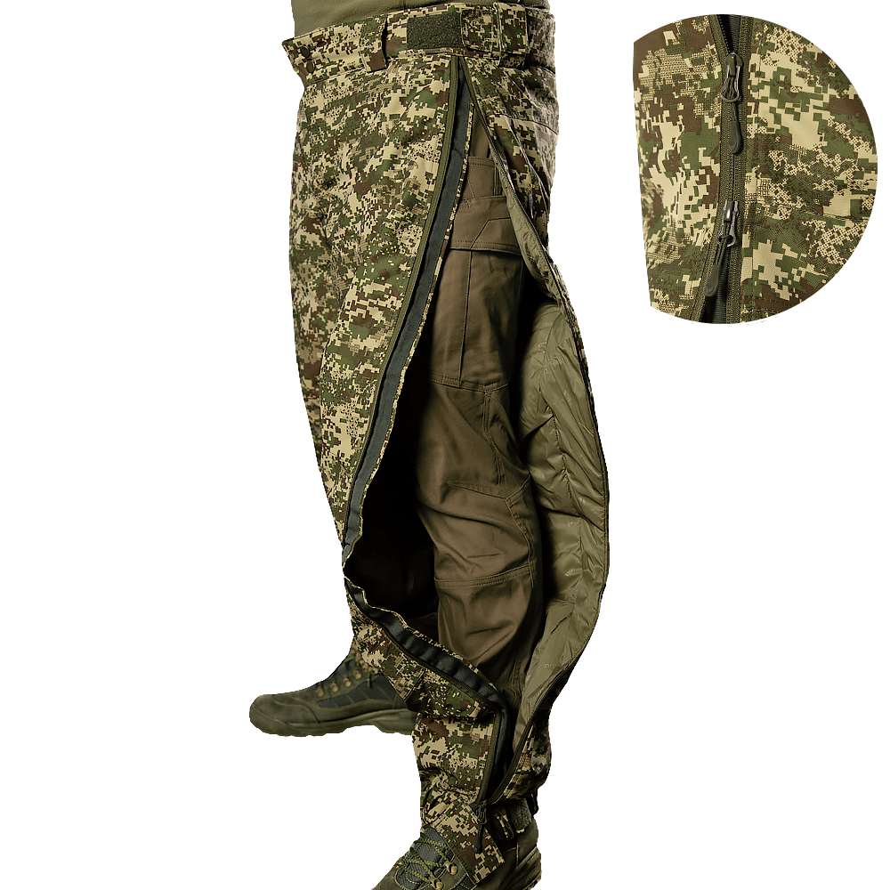 Зимний тактический водонепроницаемый комплект Defender 7 lvl (куртка и штаны) Хищник XL Киев - изображение 6