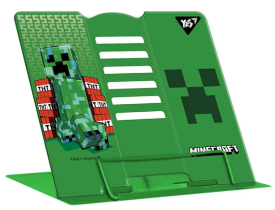 Підставка для книг металева "Yes""Minecraft", 470490, шт Київ