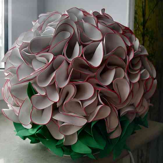 Світильник-нічник "Гортензія біло-рожева" Дніпро