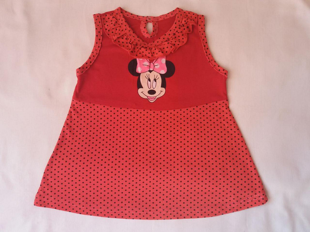 Платье детское с Микки Маусом 81-87 см красный Киев - изображение 1